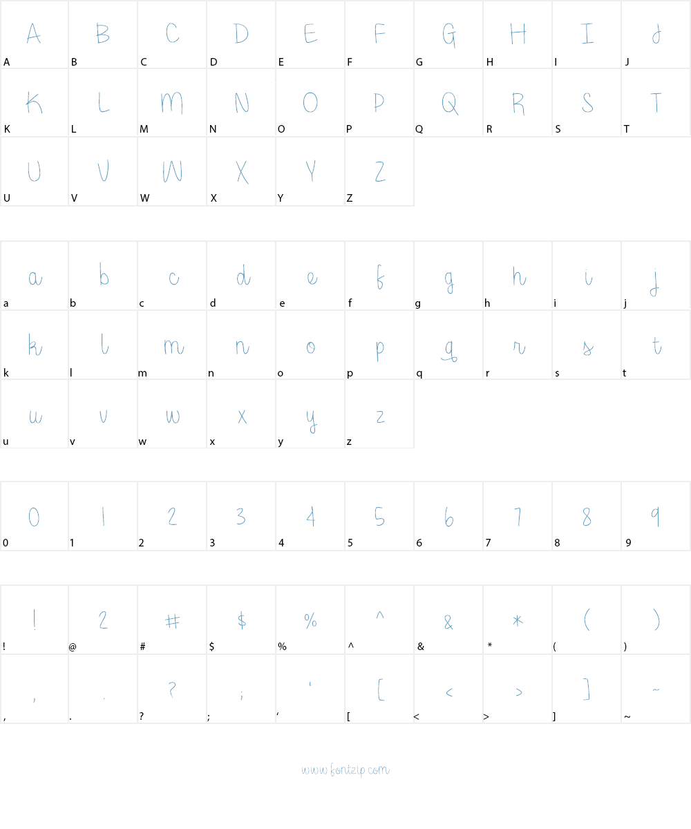Georgina Font Character